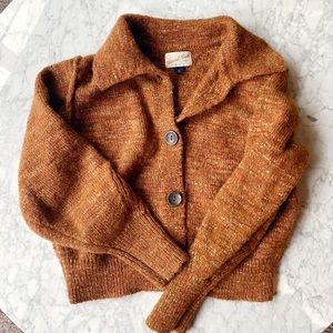 Western styled cropped cardigan